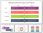 Awesome Program Vs Project PPT And Google Slides Templates