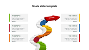 Stunning Goals Slide Template Presentation