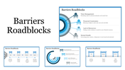 Barriers Roadblocks PowerPoint and Google Slides Themes