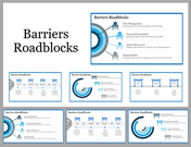 Barriers Roadblocks PowerPoint and Google Slides Themes