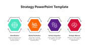 Multicolored Strategy PowerPoint Template for Diverse Plans