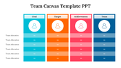 Creative Team Canvas PowerPoint And Google Slides Template