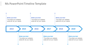 Stunning MS PowerPoint Timeline PPT And Google Slides