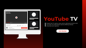 Editable YouTube TV PowerPoint And Google Slides Templates