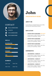 Creative Minimalist Resume PowerPoint And Google Slides