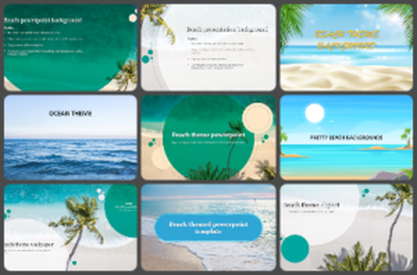 Beach Powerpoint Templates