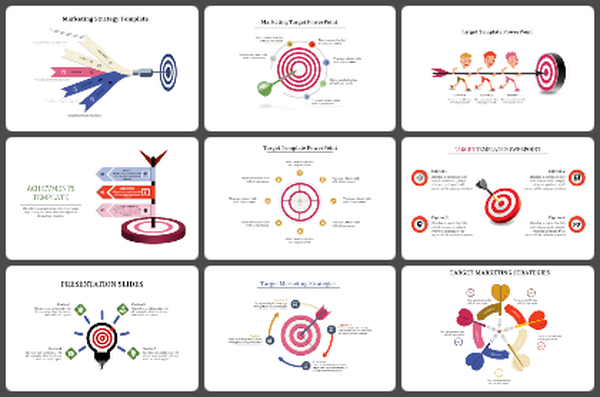 Bulls Eye Powerpoint Templates