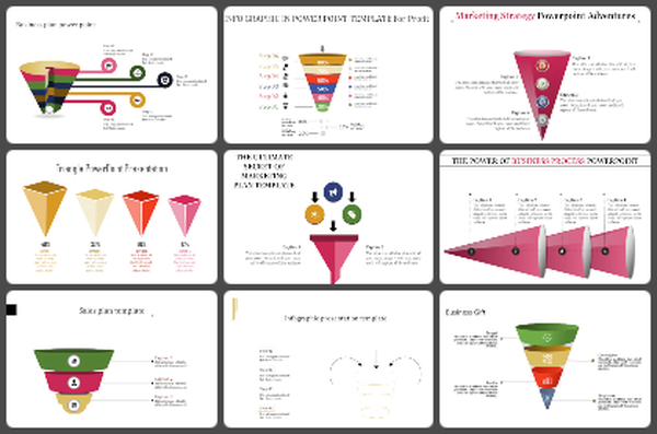 Cones Powerpoint Templates