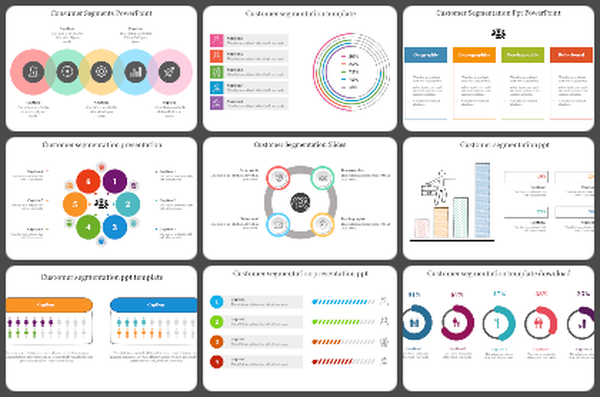 customer segmentation Powerpoint Templates