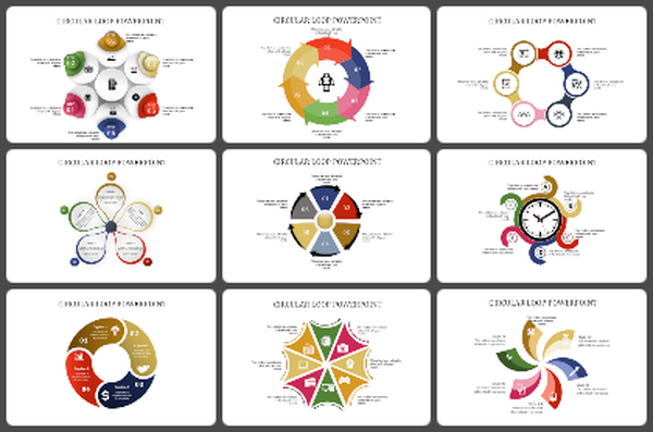 Circular - Loop Powerpoint Templates