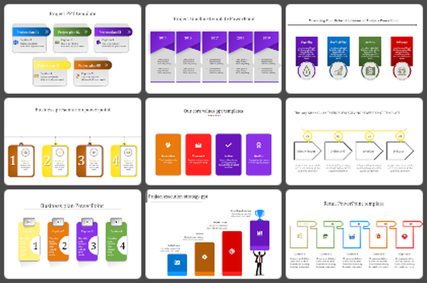 Linear - Parallel Powerpoint Templates