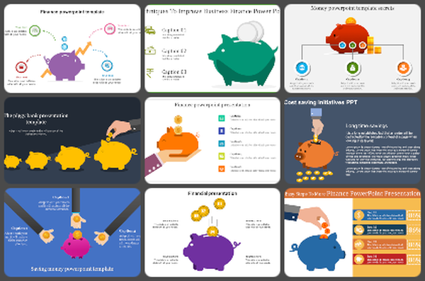 Piggy bank Powerpoint Templates