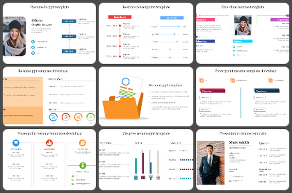 Resume Powerpoint Templates