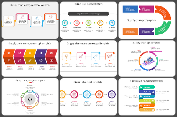 Supply Chain Management Powerpoint Templates