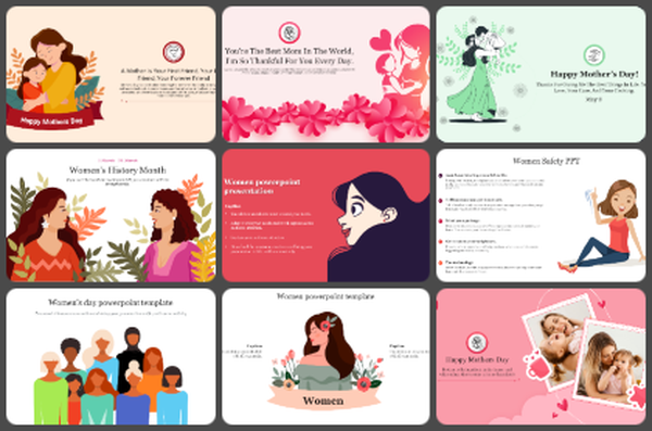 Women Powerpoint Templates