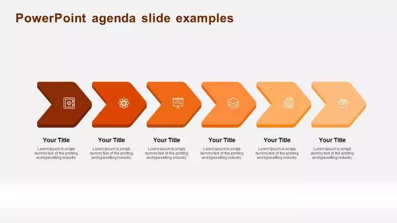 Elegant Powerpoint Agenda Slide Examples