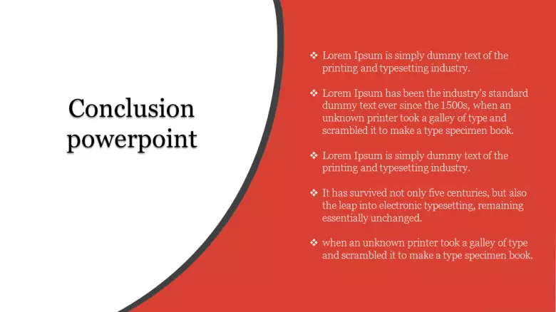 Catchy Conclusion Powerpoint Slide