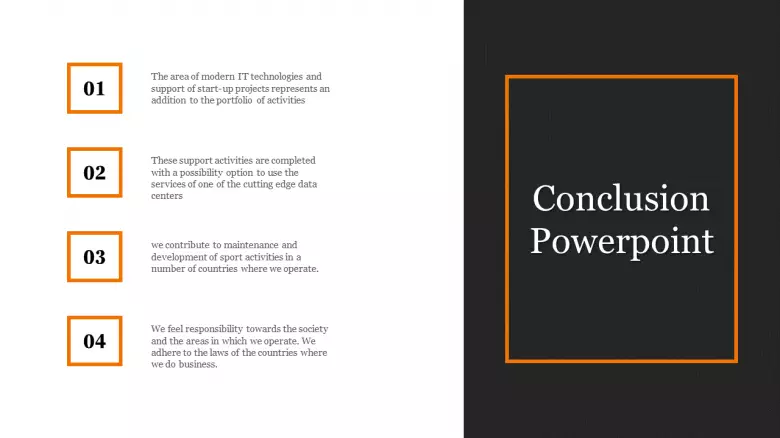 Conclusion Powerpoint Presentation Template