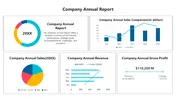 Stunning Company Annual Report PPT And Google Slides