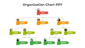 Creative Organization Chart PowerPoint And Google Slides