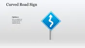 Creative Blank Street Sign Template Slides Designs