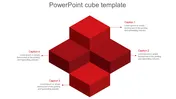 Editable 3D PowerPoint Cube Template Presentation