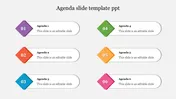 Best Agenda Slide Template PPT for Organized Meetings