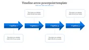 Creative Timeline Arrow PowerPoint Template Presentation