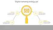 Attractive Digital Marketing Strategy PPT Slide Templates