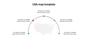 Download the Best USA Map Template Presentation Slides