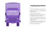 Impressive Trucking PowerPoint Template Presentation