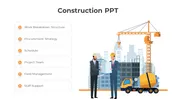 Professional Construction PPT And Google Slides Template