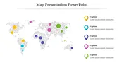 Majestic Map Presentation PowerPoint PPT Slide Diagram