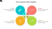 Innovative SWOT Analysis Slide Template Presentation