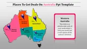 Editable Australia PPT Template with Six Nodes