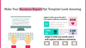 Stunning Business Report PPT And Google Slides Template 