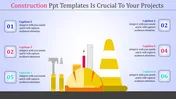 Best Construction PPT Templates Slide Design-Six Node