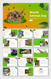 World Animal Day PowerPoint And Google Slides Themes