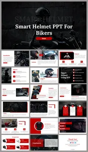 Smart Helmet For Bikers PPT Presentation and Google Slides