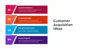 Customer Acquisition Ideas PowerPoint And Google Slides