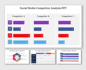 Social Media Competitor Analysis PPT And Google Slides