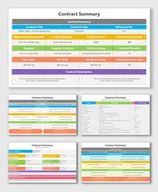 Informative Contract Summary PowerPoint And Canva Templates