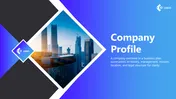 Easy To Customize Company Profile PPT And Google Slides