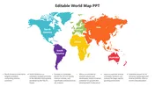 Imaginative World Map PowerPoint And Google Slides Template