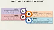 Four Node Mobile App PowerPoint Template