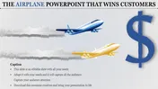 Airplane PowerPoint Template for Business