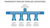 Pipeline PowerPoint Template for Workflow Management