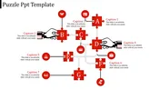 Creative Puzzle PPT Template for Presentation Solutions