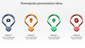 Imaginative PowerPoint Presentation Ideas with Four Nodes