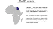 Creative Map PPT Presentation Template Slide Design 